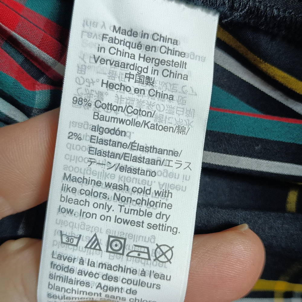 J Crew Skirt Womens 12P Black Tartan Plaid Ruffle Knee Length Preppy - Picture 7 of 8